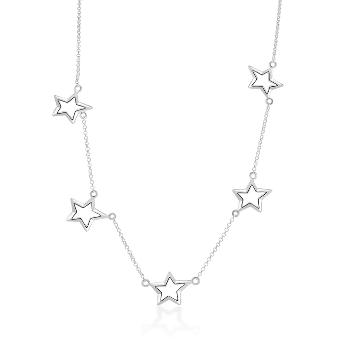 Narcisa Star Tiny five star necklace