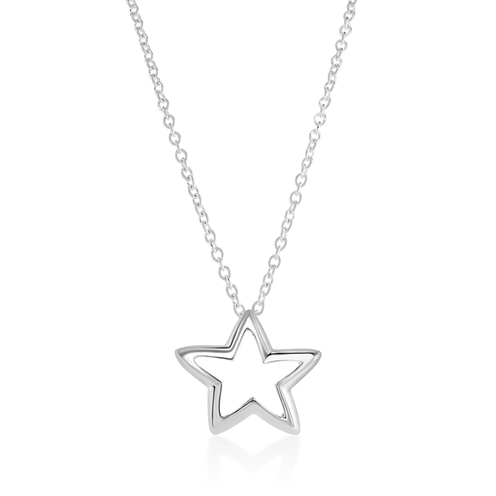 Narcisa Star - large simple star daywear pendant.