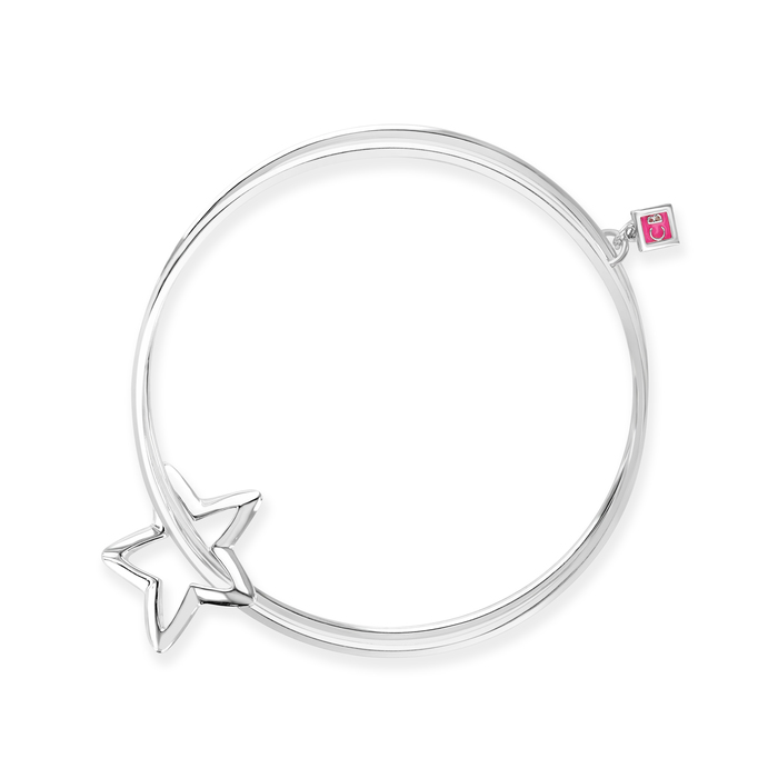 Narcisa Star - large sliding star double bangle