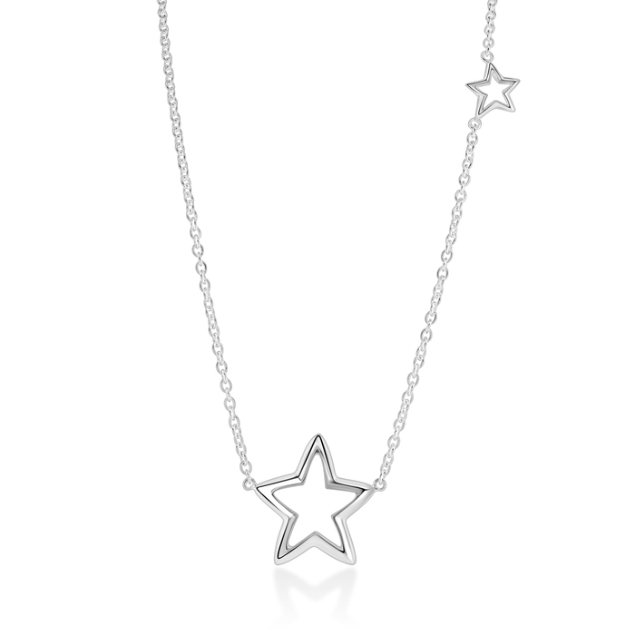 Narcisa star - Double star necklace