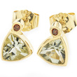 Ivy studs in 18ct gold