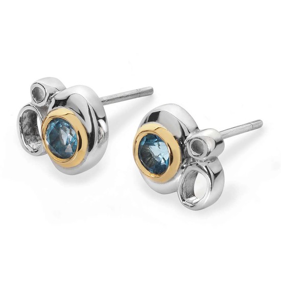 Bubbles topaz stud Earrings by Charmian Beaton