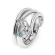 Amelie - platinum & diamond engagement ring
