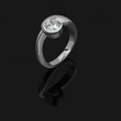Kayla - contemporary platinum engagement ring 1 ct diamond